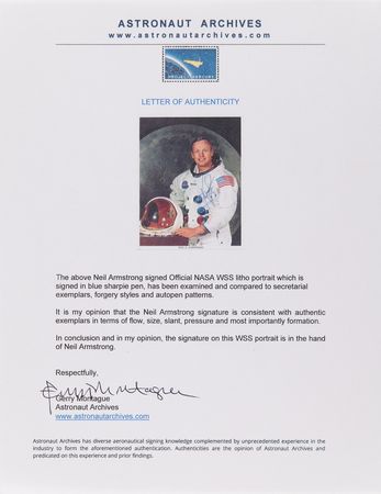 Lot #6126 Neil Armstrong Signed Photograph - Image 3