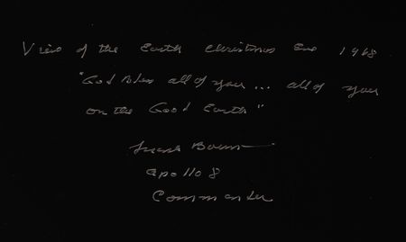 Lot #6091 Frank Borman Signed Oversized Photograph - Image 2