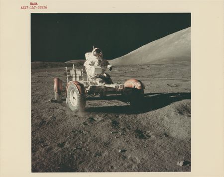 Lot #6353 Apollo 17: Gene Cernan Original Vintage NASA Photograph - Image 1