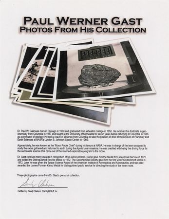 Lot #6353 Apollo 17: Gene Cernan Original Vintage NASA Photograph - Image 2