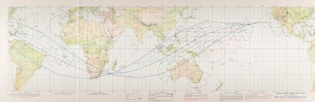 Lot #6149 Apollo 11 Earth Orbit Chart