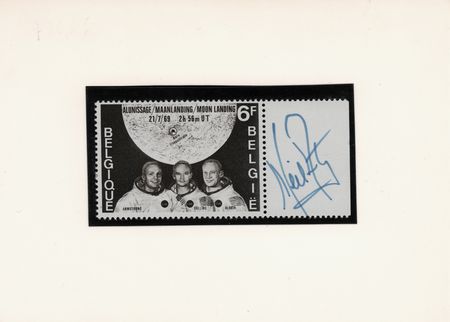 Lot #6158 Neil Armstrong Signed Stamp - Image 2