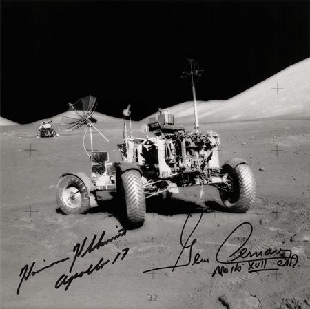 Lot #6368 Gene Cernan and Harrison Schmitt Signed