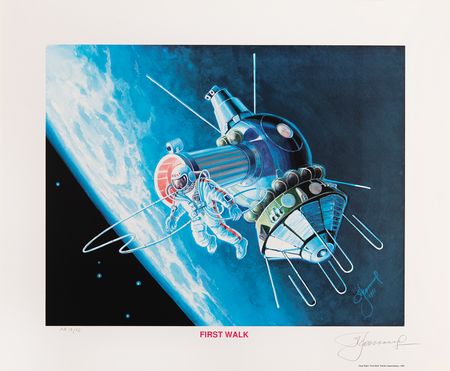 Lot #6508 Alexei Leonov Signed Print - Image 1