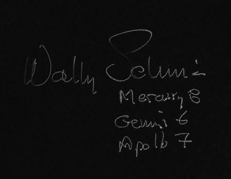 Lot #6028 Wally Schirra Signed Photograph - Image 2