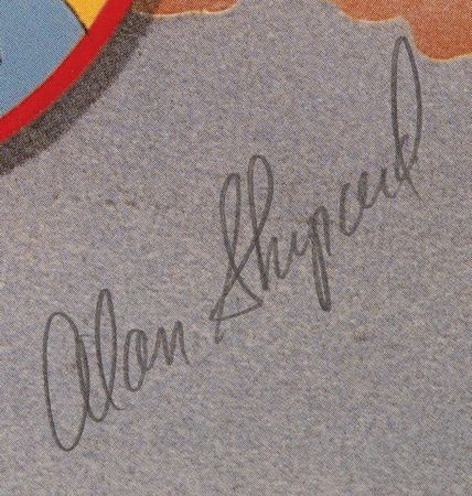 Lot #6022 Mercury Astronauts Signed Print - Image 2