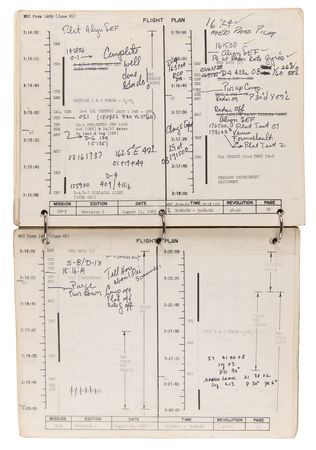 Lot #6032 Gemini 5 Flown Flight Plan with Extensive In-Flight Notations by Charles Conrad - Image 11
