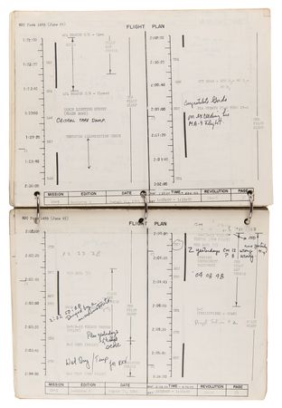 Lot #6032 Gemini 5 Flown Flight Plan with Extensive In-Flight Notations by Charles Conrad - Image 7