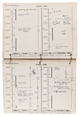 Lot #6032 Gemini 5 Flown Flight Plan with Extensive In-Flight Notations by Charles Conrad - Image 9
