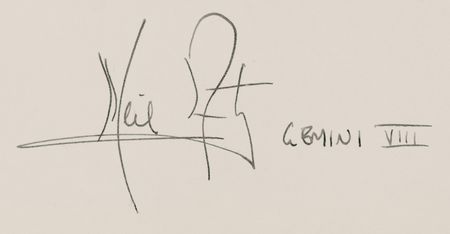 Lot #6034 Gemini 8 Signed Oversized NASA Photograph - Image 2