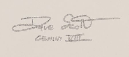 Lot #6034 Gemini 8 Signed Oversized NASA Photograph - Image 3