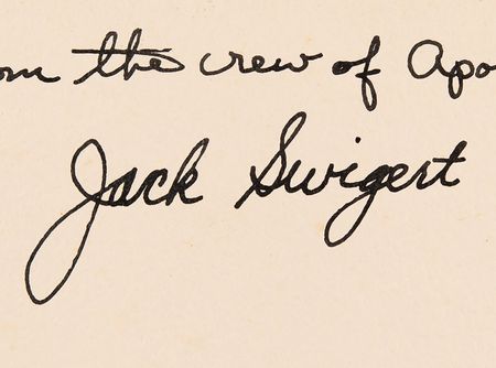 Lot #6244 Apollo 13 Signed Oversized NASA Photograph - Image 3