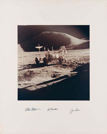 Lot #6330 Apollo 15 Signed Oversized NASA Photograph - Image 1