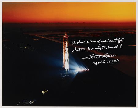 Lot #6267 Fred Haise Signed Photograph