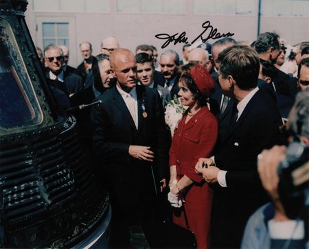 Lot #6018 John Glenn Signed Photograph