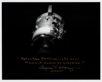 Lot #6272 Gene Kranz Signed Photograph