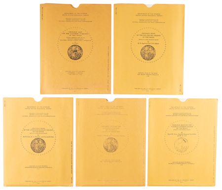Lot #6397 U.S. Geological Survey Lunar Maps of Apollo Landing Sites - Image 2