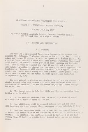Lot #6412 Apollo 11 Abort, Trajectory, and Alternative Flight Plan Manual - Used in Mission Control by Gene Kranz - Image 6