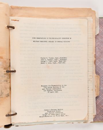 Lot #6005 Mercury Program Training Binder with (200+) Pages of Study Guides and Handwritten Notes (1959) - From the Personal Collection of Deke Slayton - Image 11