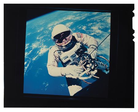 Lot #6062 Edward H. White II Original Gemini 4 EVA Transparency - Image 2