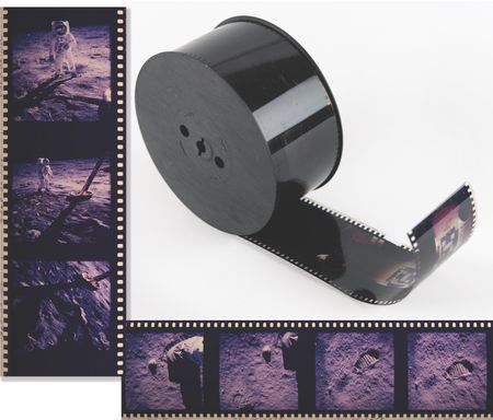 Lot #6123 Apollo 11 70mm NASA Transparency Film Roll - Image 1