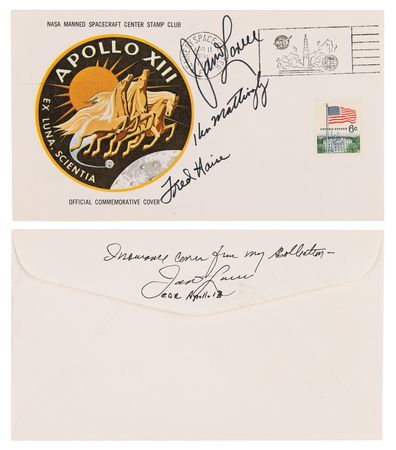 Lot #6370 Apollo 11-17 Signed Insurance Cover Set - Image 4
