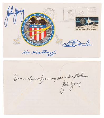 Lot #6370 Apollo 11-17 Signed Insurance Cover Set - Image 7