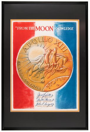 Lot #6252 Apollo 13 Signed Lithograph by Lumen Winter  - From the Collection of Jack Swigert - Image 2