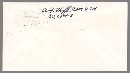 Lot #6334 Apollo 15 Crew-Signed Recovery Cover - Image 2