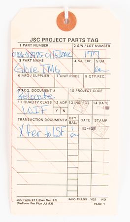 Lot #6436 Space Shuttle 4000 Series EMU Glove TMG (Left) - Image 4