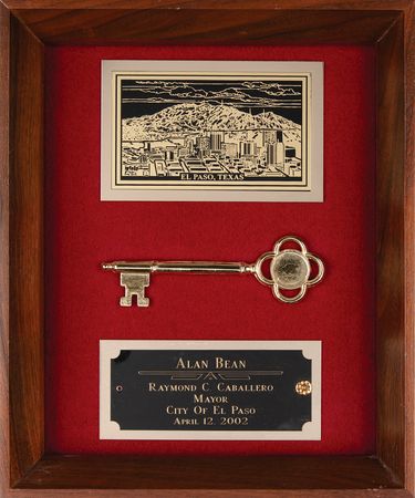 Lot #6216 Honorary Key to the City of El Paso, Texas - From the Personal Collection of Alan Bean - Image 1