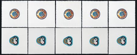 Lot #6423 Skylab 2 and 4 Beta Cloth Patches (10) - From the Personal Collection of Alan Bean - Image 1
