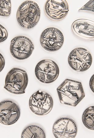 Lot #6443 Space Shuttle Robbins Medallion Collection (133) - From the Personal Collection of Alan Bean - Image 1