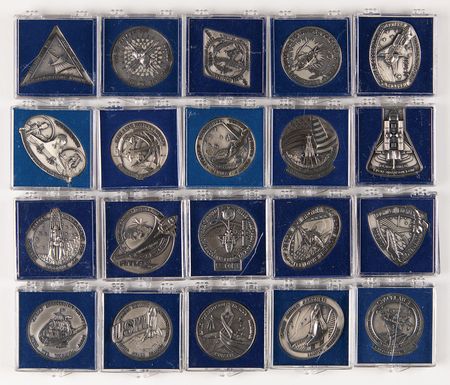 Lot #6443 Space Shuttle Robbins Medallion Collection (133) - From the Personal Collection of Alan Bean - Image 4