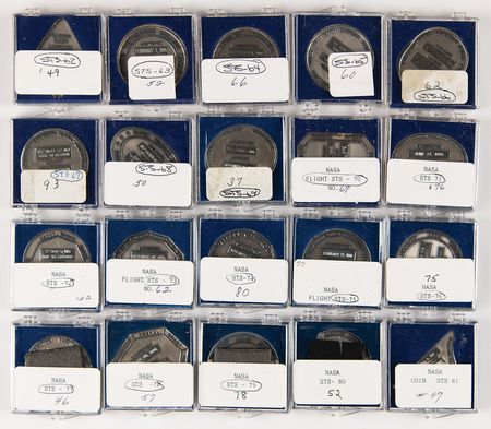 Lot #6443 Space Shuttle Robbins Medallion Collection (133) - From the Personal Collection of Alan Bean - Image 9