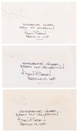 Lot #6193 Apollo 12 Signed Insurance Covers (Types 1, 2, and 3) - From the Personal Collection of Alan Bean - Image 2