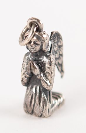 Lot #6175 Apollo 12 Lunar Surface-Flown Angel Charm - From the Personal Collection of Alan Bean - Image 1