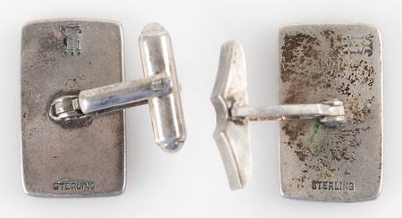 Lot #6177 Apollo 12 Lunar Surface-Flown Cross Cufflinks - From the Personal Collection of Alan Bean - Image 2