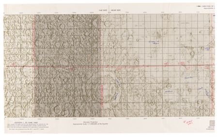 Lot #6151 Apollo 11 Lunar Orbit Chart - Image 2