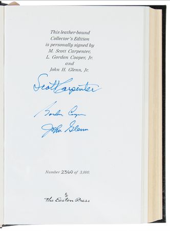 Lot #6374 Astronauts (13) Signed Books by Easton Press - Image 5