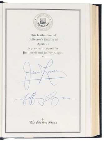 Lot #6374 Astronauts (13) Signed Books by Easton Press - Image 7