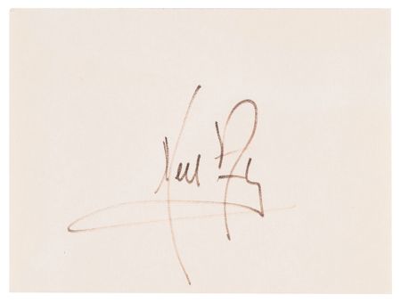 Lot #6157 Neil Armstrong Signature - Image 1