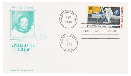 Lot #6157 Neil Armstrong Signature - Image 2