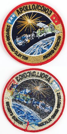 Lot #6430 Apollo-Soyuz Test Project Flown Crew