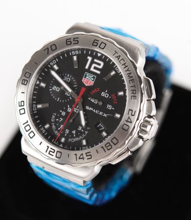 Lot #6489 TAG Heuer Formula 1 SpaceX Commemorative Watch - Image 1