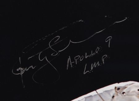 Lot #6093 Apollo 9 Flown American Flag Signed by Rusty Schweickart - Image 3