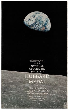 Lot #6082 Apollo 8 Crew-Signed Hubbard Medal Program - Image 3