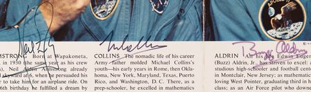 Lot #6124 Apollo 11 Crew-Signed Hubbard Medal Program - Image 4