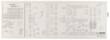 Lot #6247 Apollo 13 Flown CSM Systems Data Schematic Signed by Jim Lovell and Fred Haise - Image 1