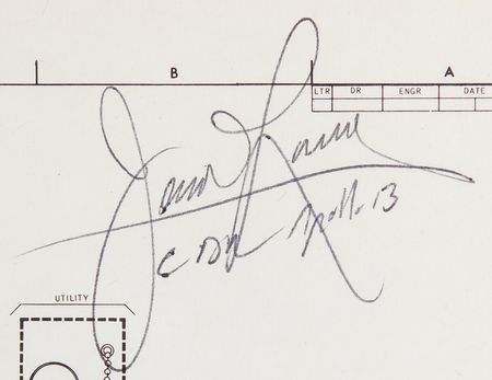 Lot #6247 Apollo 13 Flown CSM Systems Data Schematic Signed by Jim Lovell and Fred Haise - Image 2